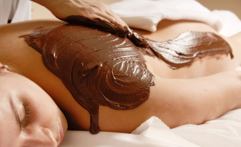 Spa chocolate massage